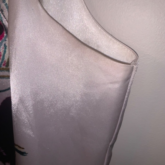 T Tahari Floral Sheath Dress Black Purple White Sleeveless 12 - Picture 8 of 10